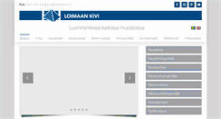 Desktop Screenshot of loimaankivi.fi